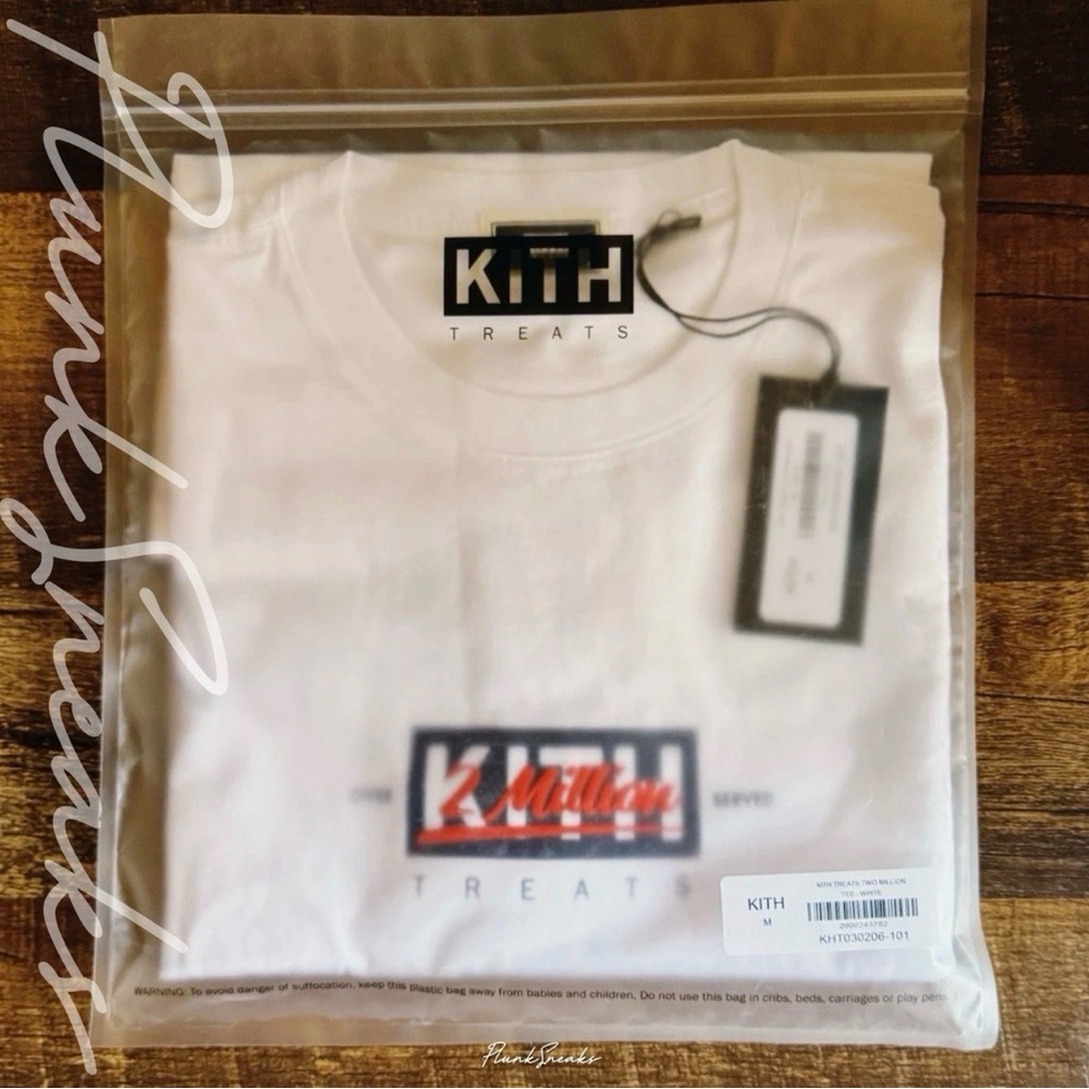 KITH Treats Two Million Tee • White • 2025 • Treats 10 Year Anniversary